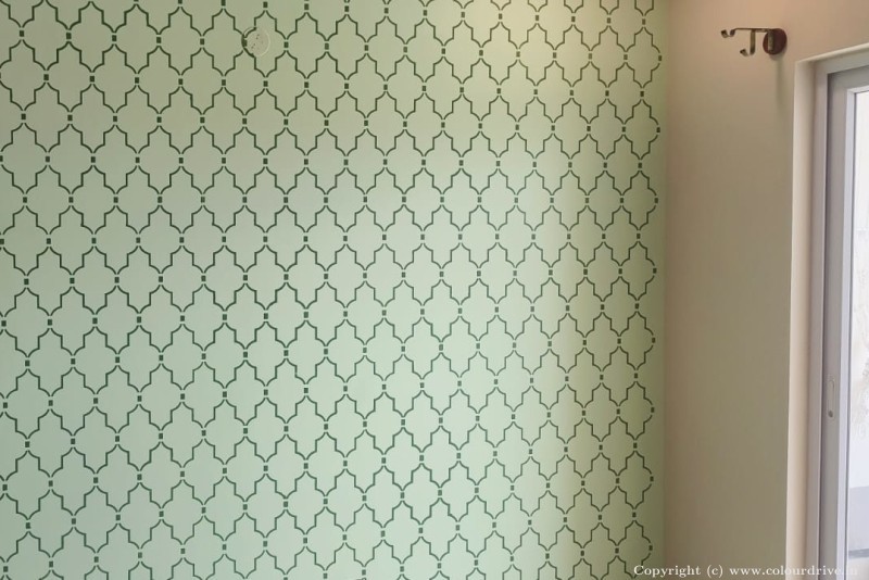 Simple Stencil Dsign For Wall Minaretes Stencil Design Stencil Painting for Bedroom