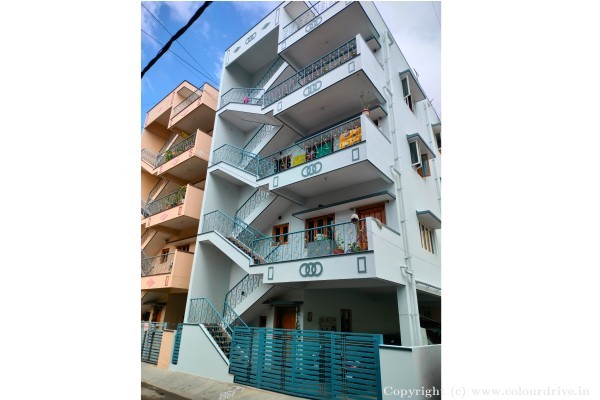 Enamel Painting, Exterior Painting, and Home Painting Recent Project at Puttenhalli, JP Nagar 7th Phase Bangalore