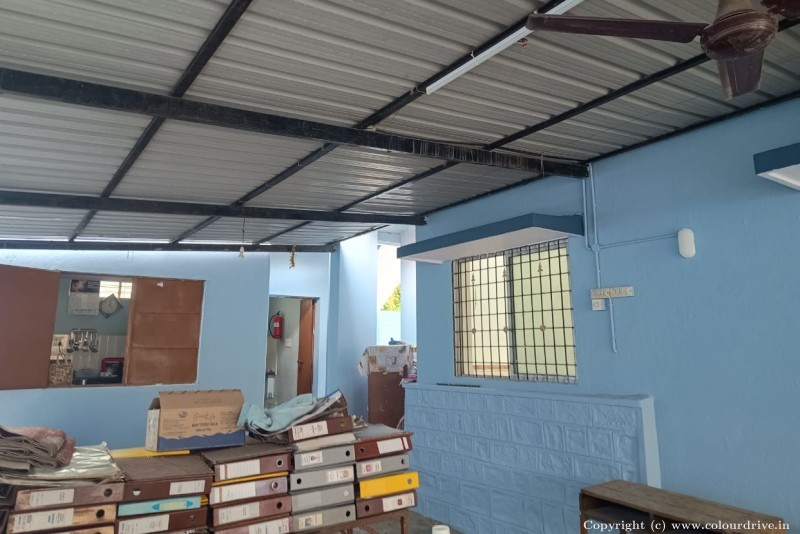 Parapet Wall Designs School Interior Look Interior Painting for Contiguous Space