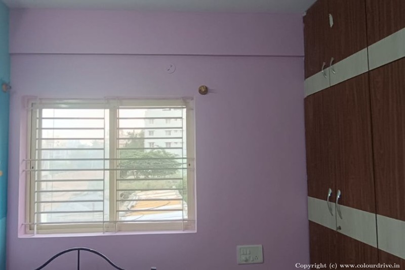 Bed Back Wall Design Purple Wall Colour Ideas Interior Painting for Master Bedroom