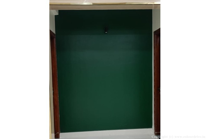 Wall Painting Design Dark Green Colour Walls Interior Painting for Master Bedroom