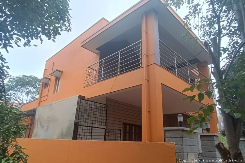 Indian House Painting Outside Colors Exterior Right View Exterior Painting for Right View