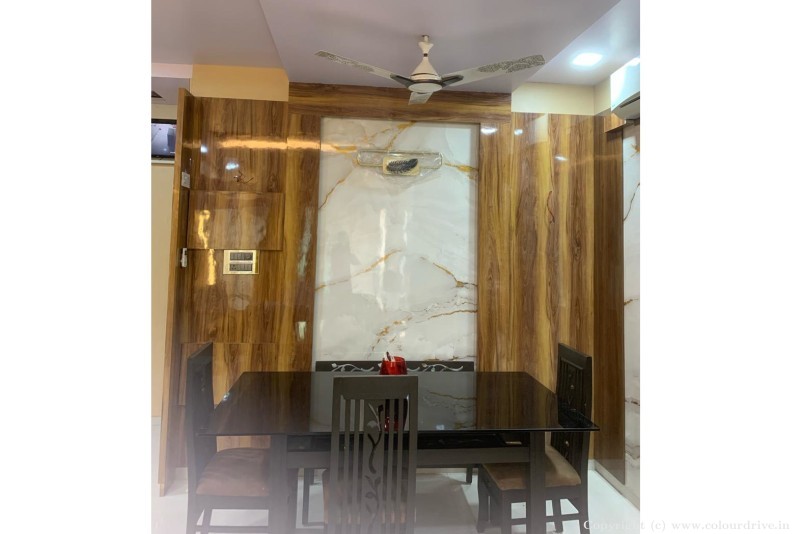 PVC Wall Design Dining Room Painting  Interior Painting for Dining Room