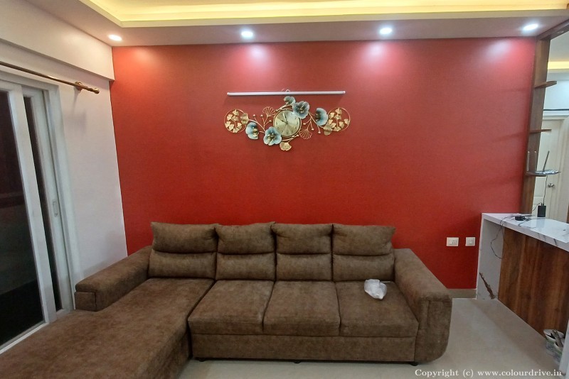 Painting Ideas For Home Interior Walls Highlighted Wall Interior Painting for Living Room