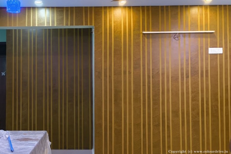 Wall Paint Design Ideas Bamboo Wall Design Texture Painting for Dining Room