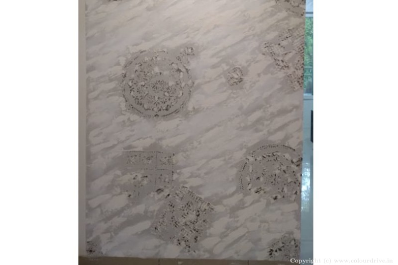 Wall Texture Design Customized Calcecruda Texture Texture Painting for Living Room