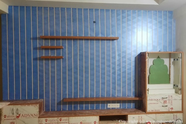 Texture Painting, and Home Painting Recent Project at Sonnenahalli, Krishnarajapura Bangalore