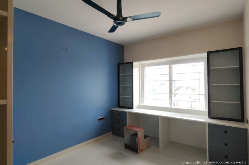 Home Painting Ideas Interior Color Highlighted Blue Wall Colour Interior Painting for Master Bedroom