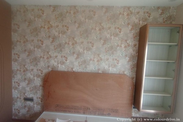 Interior Painting, Wallpaper, and Home Painting Recent Project at JP Nagar, Kothanur Bangalore