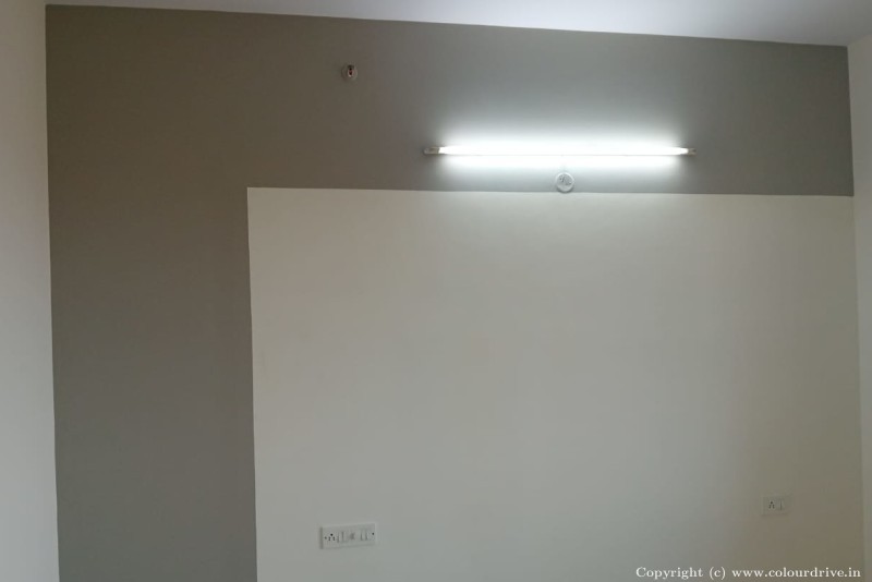 Best Home Interior Paint Colors L Shaped Grey Wall  Interior Painting for Guest Room