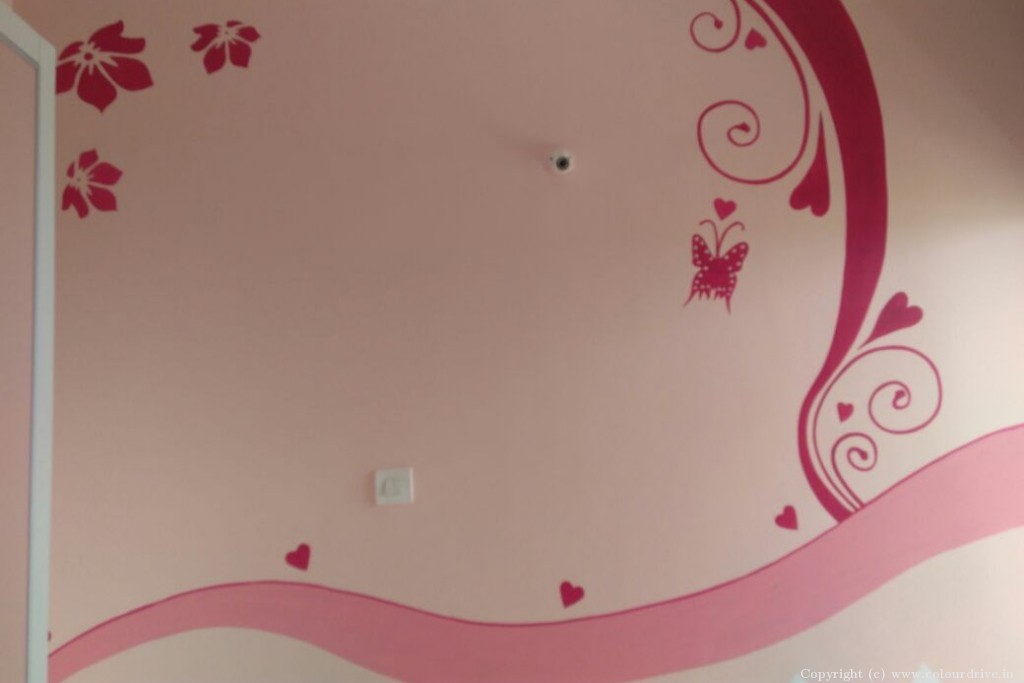 Wall Design Stencils Free Ragas Stencil Painting for Living Room