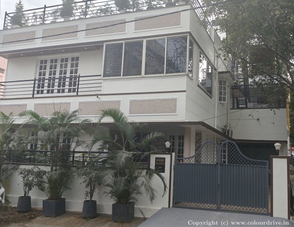 Exterior Painting, Interior Painting, Texture Painting, Wood Polish, and Home Painting Recent Project at Rajarajeshwari Nagar Bangalore