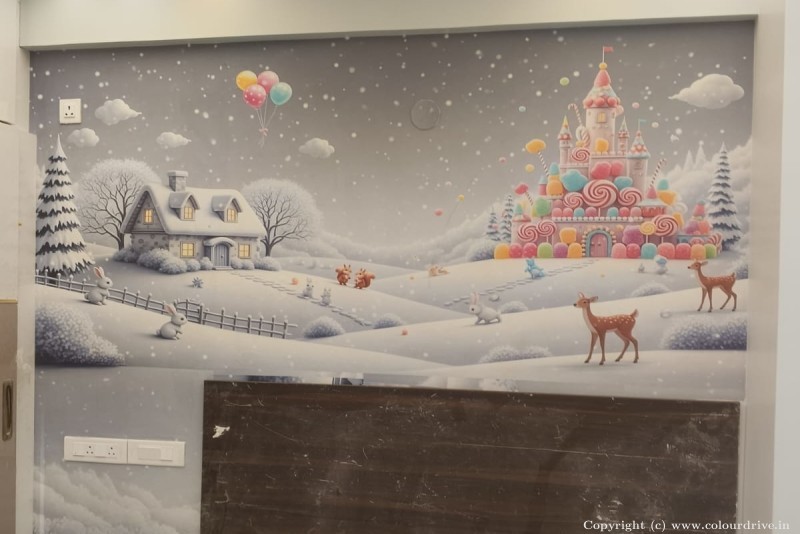 Kids Bedroom Wallpaper Fairy Land Wallpaper House Wallpaper for Master Bedroom