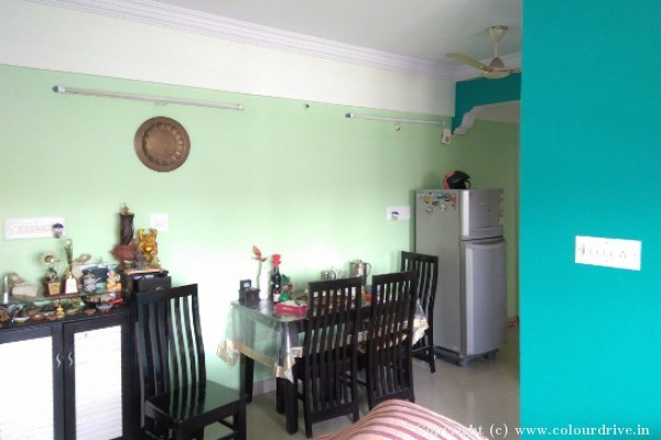 Interior Painting, and Home Painting Recent Project at Bilekahalli, Bannerghatta Road Bangalore