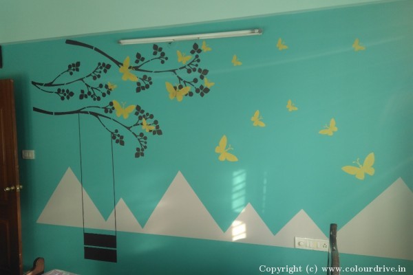 Interior Painting, and Home Painting Recent Project at Gottigere, Bannerghatta Road Bangalore