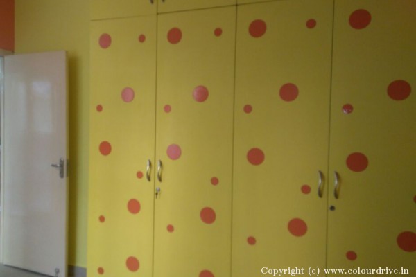 Interior Painting, and Home Painting Recent Project at Kothaguda, Izzat Nagar Hyderabad