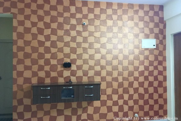 Texture Painting, and Home Painting Recent Project at Gottigere, Bannerghatta Road Bangalore